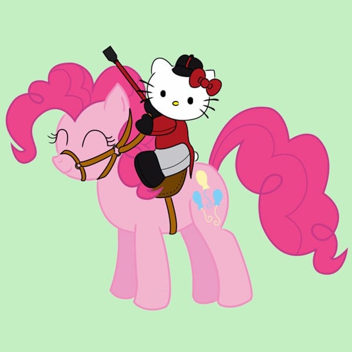  Tato  Lucu  My Little Pony dan Hello Kitty Bergambar Tato 