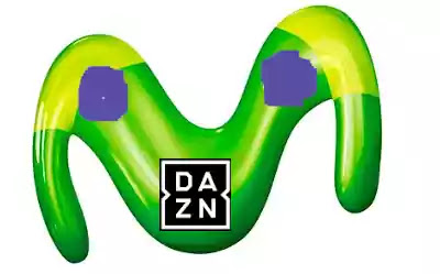 logos de movistar y dazn