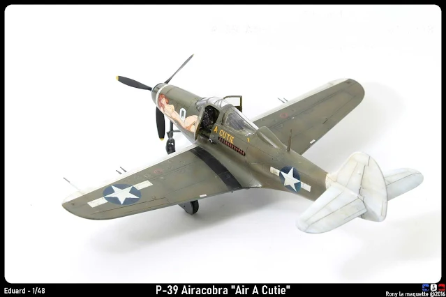 Maquette du P-400 Airacobra "Air A Cutie" d'Eduard au 1/48.