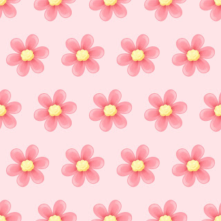 Pink Flowers seamless digital paper - free download