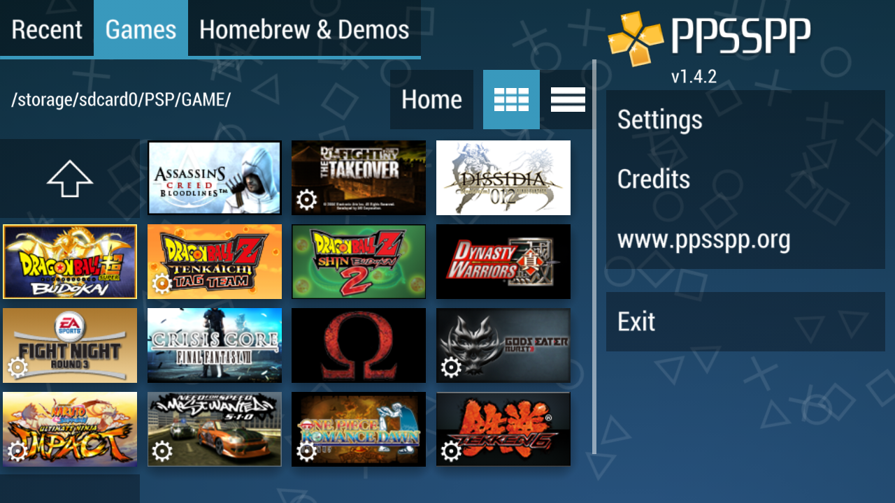 PPSSPP Gold Version.1.4.2.apk - Download PSP ISO PPSSPP ...