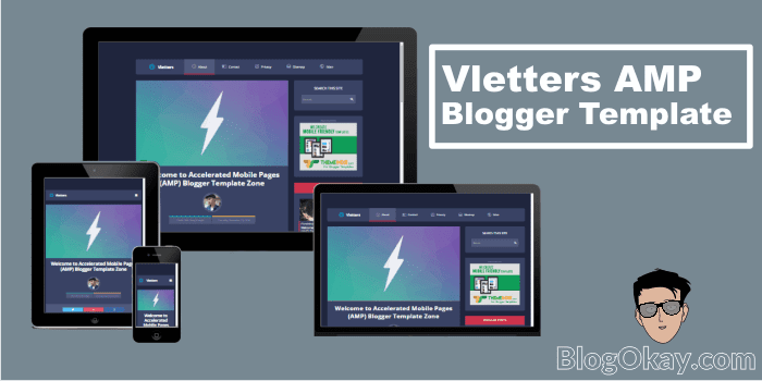 4 AMP HTML Blogger Template Free Download