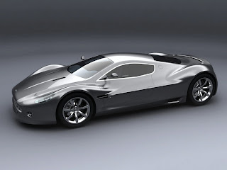 Exotic design Aston Martin AMV10 concept car