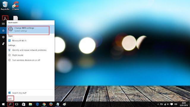 wifi lupa windows 10