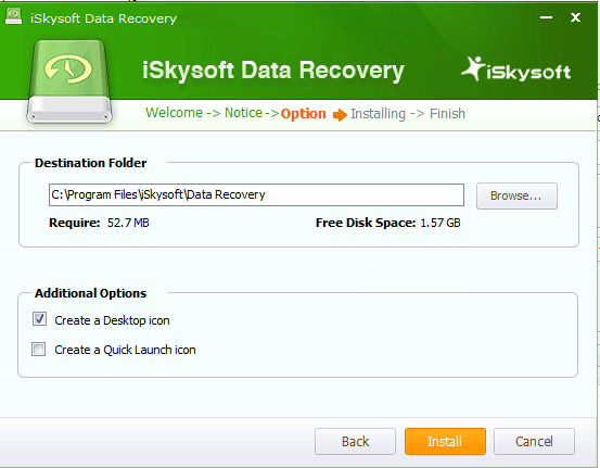 iSkysoft Data Recovery v5