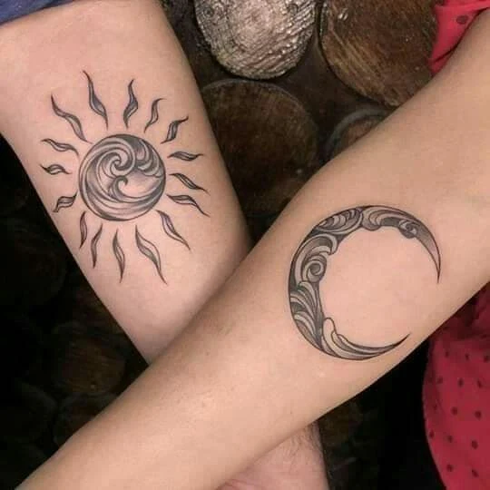 Tatuajes del Sol y la Luna