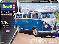 Revell 1/16 Volkswagen T1 Samba Bus (07009) English Color Guide & Paint Conversion Chart