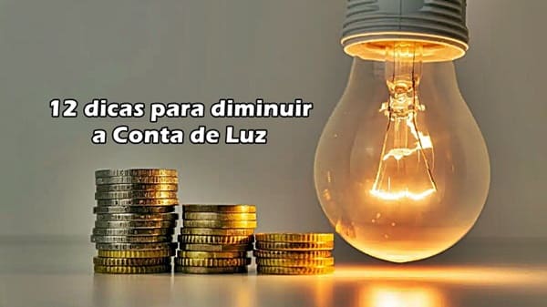 12 dicas diminuir conta luz