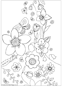 Spring Coloring Pages