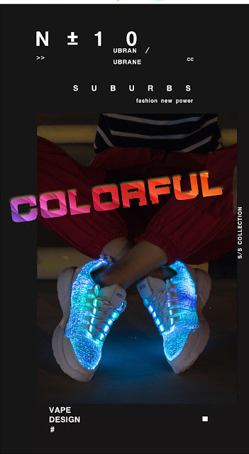 OPTIC LED Shoes Light For Men LED Light up Sneakers USB Recharging Fiber OPTIC Cloth Elastic Sole Glowing Luminous Flashing