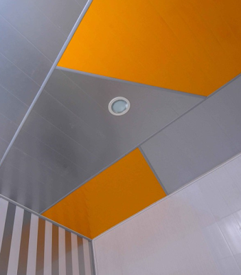 contoh warna plafon gypsum minimalis terbaru