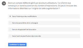 comptes adwords géré par plusieurs utilisateur, historique des modifications - certification google partners réseau de recherche