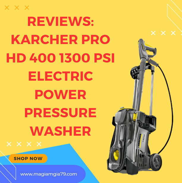 Karcher Pro HD 400 1300 PSI Electric Power Pressure Washer
