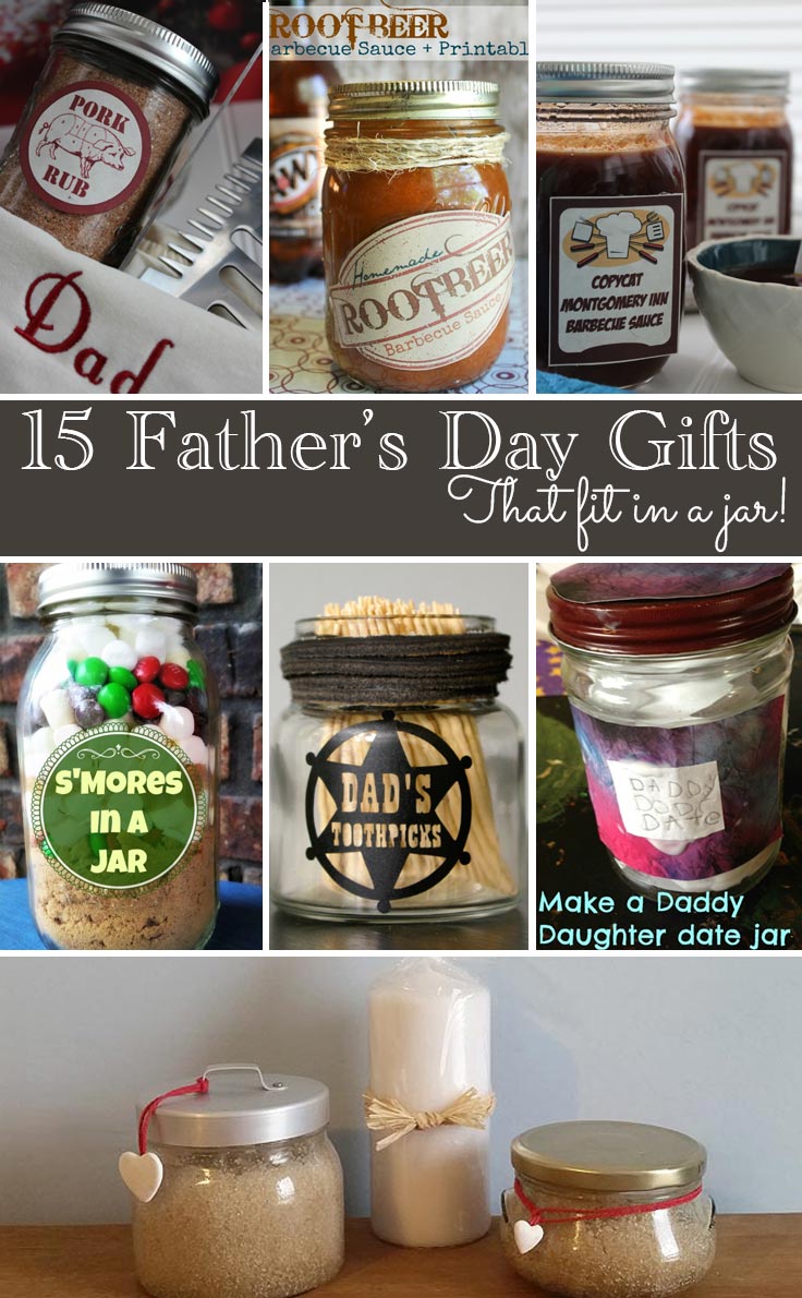 Crafts with Jars: Father's Day Gifts in a Jar