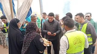 رئيس حملة بشبابها يرافق مدير مديرية الشباب والرياضة بأسيوط في تفقد القوافل الطبية بالمحافظة