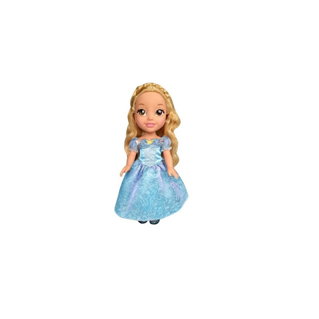 Grande poupée Disney Cendrillon en live action : Cendrillon dans sa robe de bal.