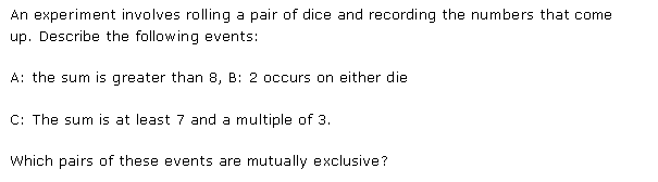 Solutions Class 11 Maths Chapter-16 (Probability)