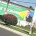 Outdoor de apoio a Bolsonaro é instalado em Cruz das Almas