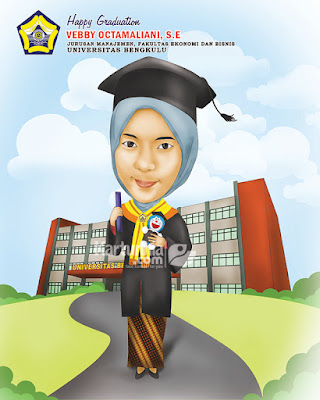 karikatur wisuda bengkulu