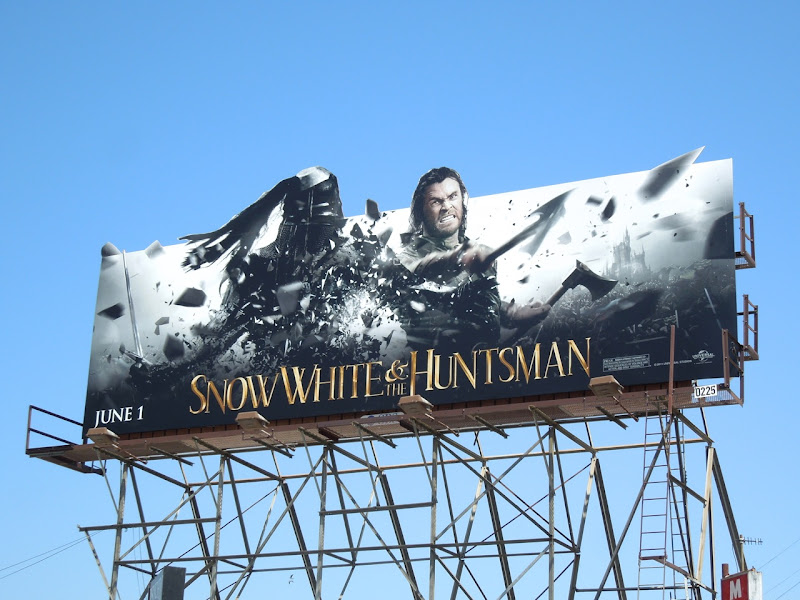 Snow White Huntsman Chris Hemsworth billboard