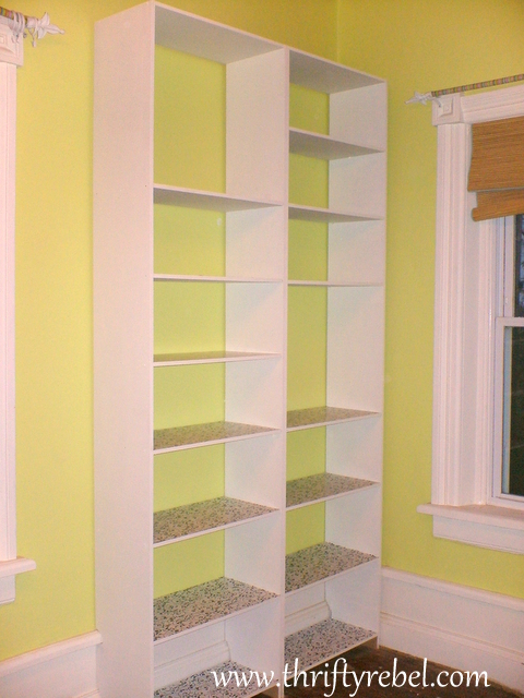 how to build a built in bookcase