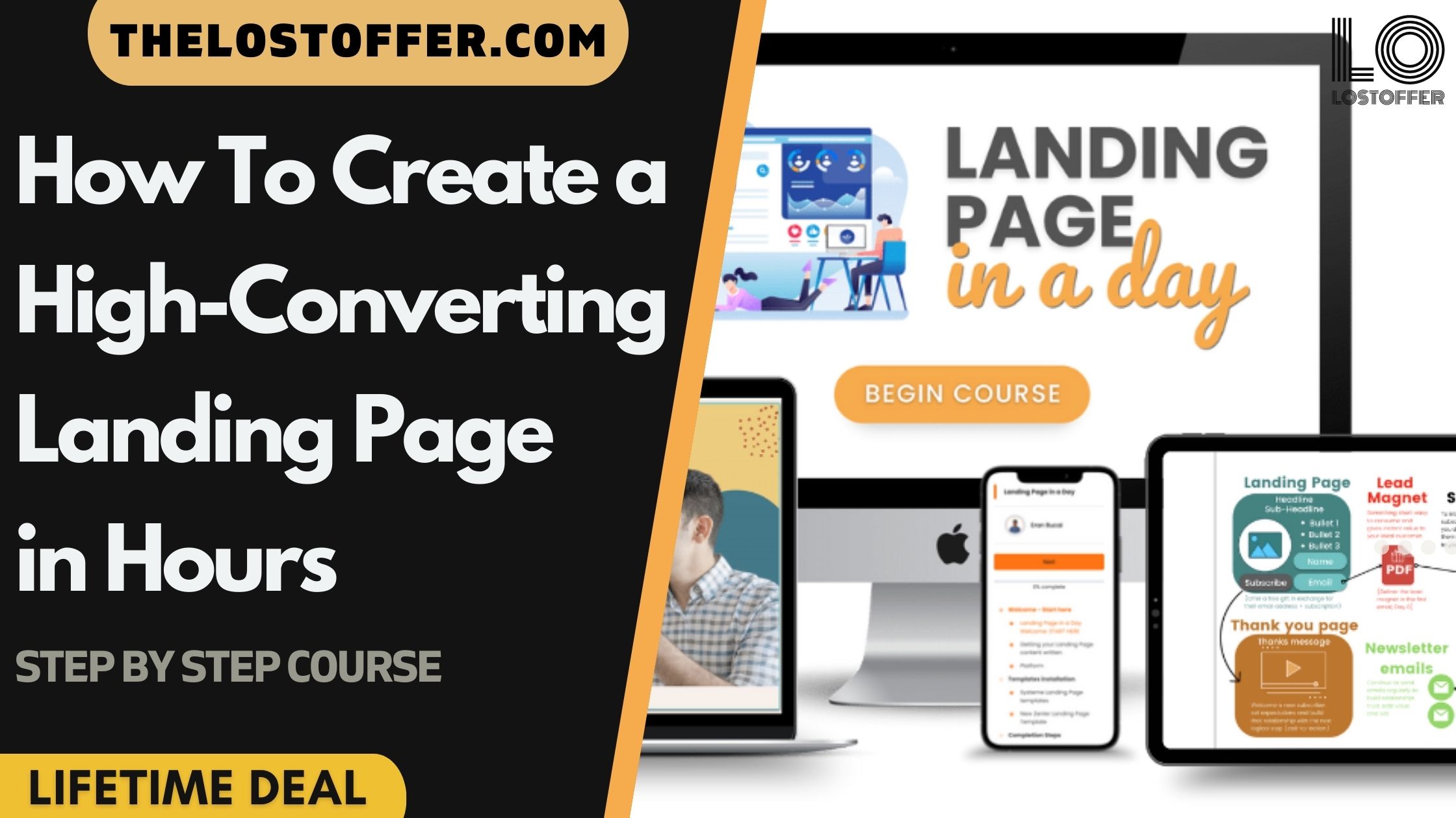 How To Create Your High-Converting Landing Page in Hours - THELOSTOFFER