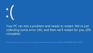 Your PC Ran into a Problem Uncorrectable Error