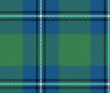 Patrón oficial del tartán del Clan Irvine, un emblema colorido de un noble legado ancestral de Aberdeenshire, Escocia, y su hogar en el Castillo de Drum. Tartán del Clan Irvine (especificar versión: Modern, Ancient o Hunting)