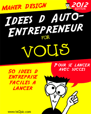 Conseil Auto Entrepreneur - 50 idées d’auto-entrepreneur à créer