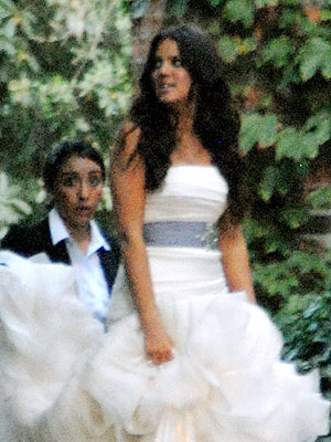 Kim Kardashian wedding dress