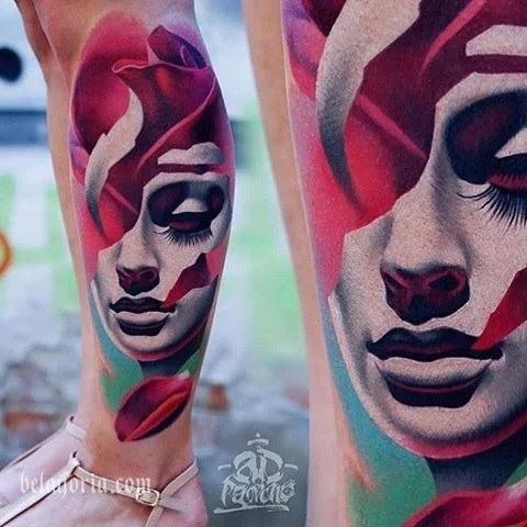 imagen de un tatuaje artistico espectacular