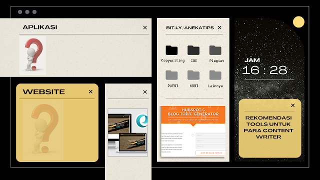 Rekomendasi Tools untuk Para Content Writer