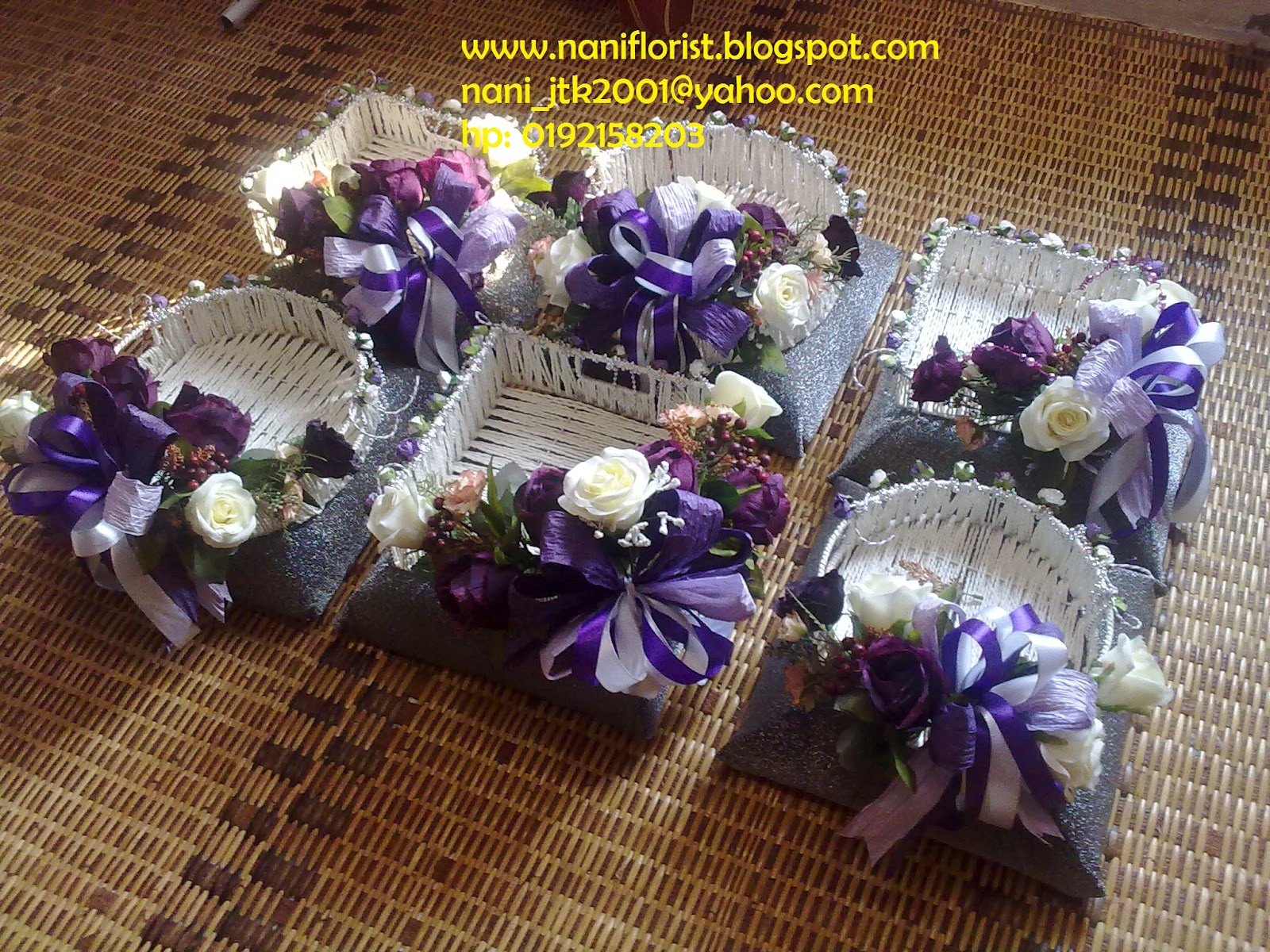 Nani Florist: GUBAHAN HANTARAN JIHAH, BERTEMAKAN PURPLE 