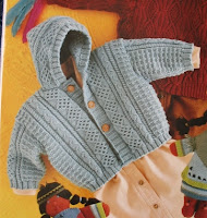 Book photo: Stephane hooded cardigan from Annie Blatt Creation Magazine #1