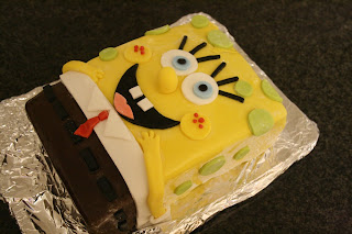 Picture of spongbob squarepants cake