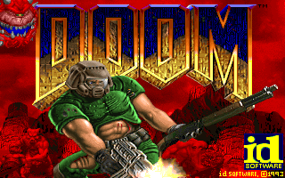 Doom PC original title screen