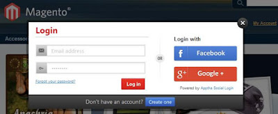 Social login addon