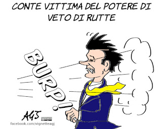 Conte, Rutte, recoveryfund, europa, economia, satira, vignetta