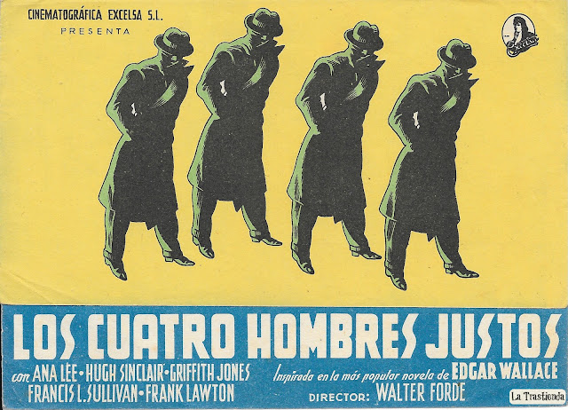 Los Cuatro Hombres Justos - Programa de Mano - Anna Lee - Hugh Sinclair