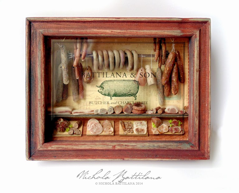 Miniature butcher by Nichola Battilana