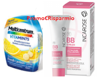 Logo Campioni omaggio Multicentrum Vitamints e Incarose BB Cream