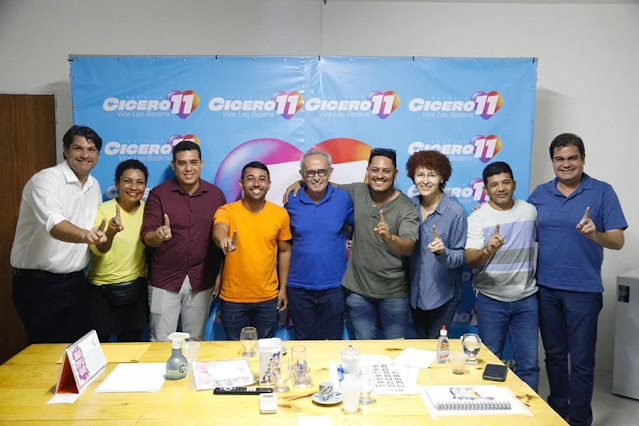 Filiados do MDB e Podemos anunciam apoio a Cícero no segundo turno em João Pessoa