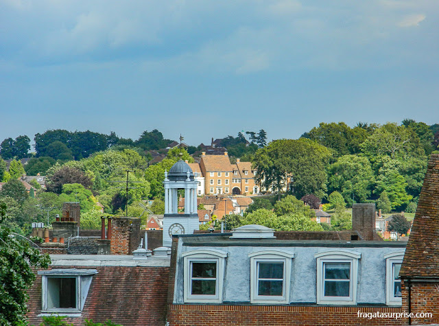 Winchester vista do terraço de observação do Westgate