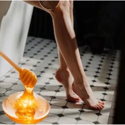 cellulite . Person with   honey  Standing on White and Black Floor Tiles