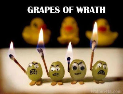Meme de humor sobre Las uvas de la ira, de John Steinbeck