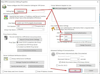 Konfigurasi Akun VPN