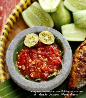 Aneka Resep Sambal Enak Pedas Ayam Goreng/Bakar  Resep 