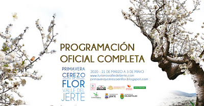 Programación Primavera y Cerezo en Flor 2020. Valle del Jerte