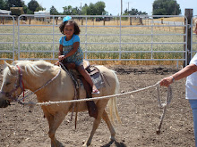Kylee on grandmas horse