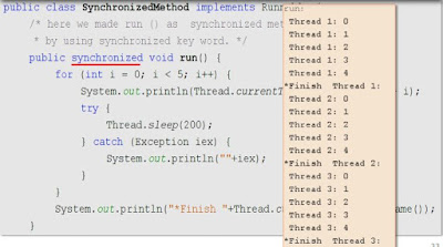 Sử dụng từ khóa ‘synchronized’ trong lập trình java